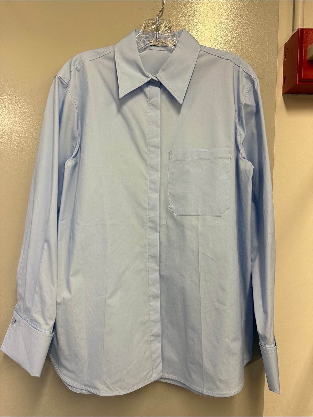 Classic Light Blue Men's Dress Shirt